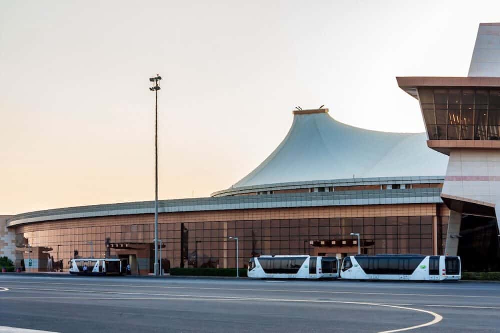 Outside view of Sharm El Sheikh Airport. It is the third-busiest airport in Egypt after Cairo International Airport and Hurghada International Airport