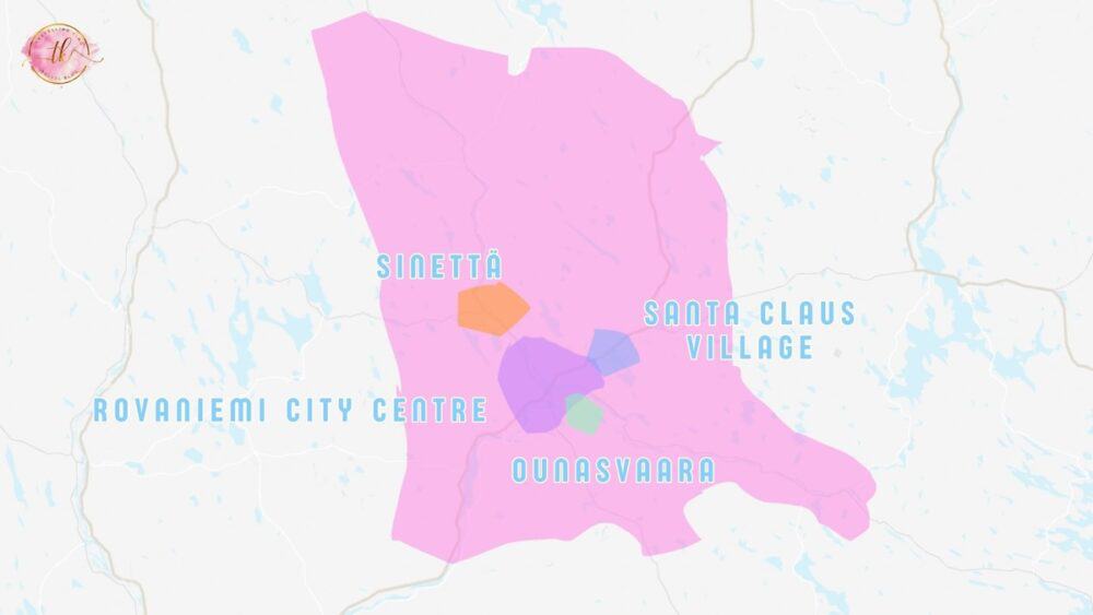 Rovaniemi city map