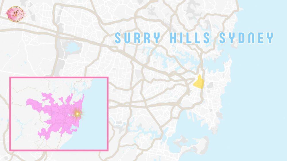 Surry Hills Sydney Map