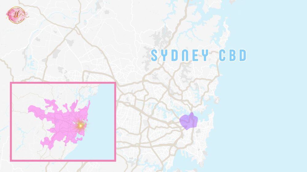 Sydney CBD map