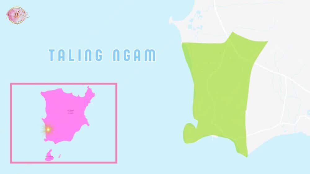 Taling Ngam map in KOh Samui