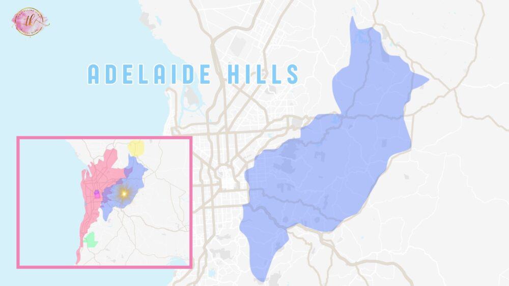 Map of Adelaide Hills
