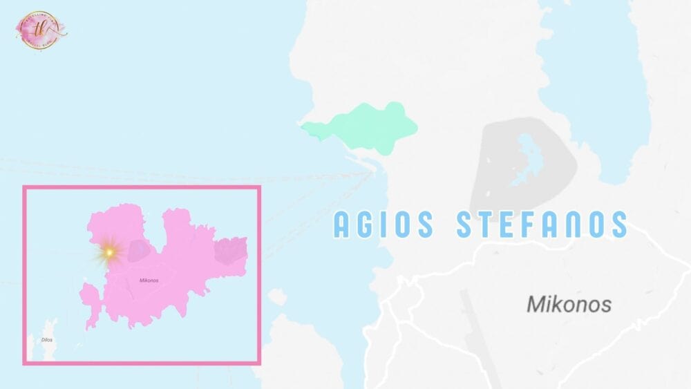 Map of Agios Stefanos