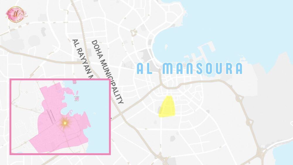 Al Mansoura map in doha