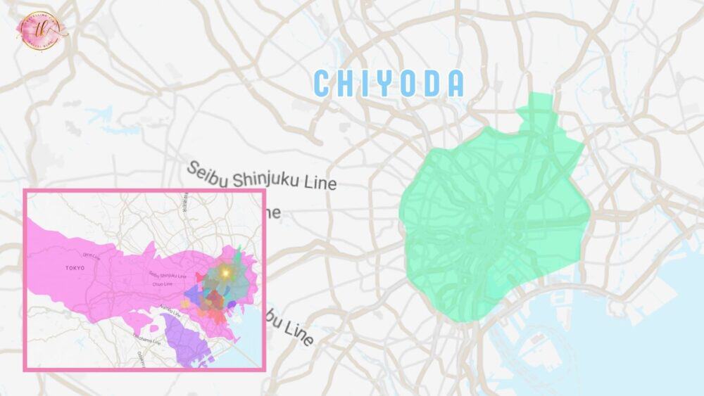 Map of Chiyoda