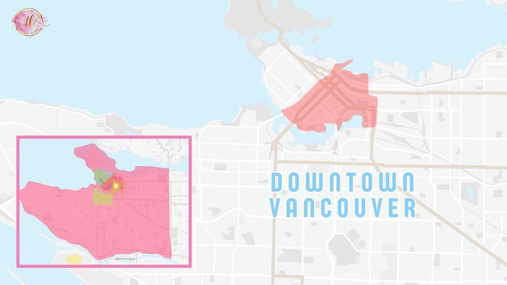 Map of Downtown Vancouver