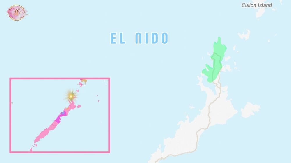 Map of El Nido