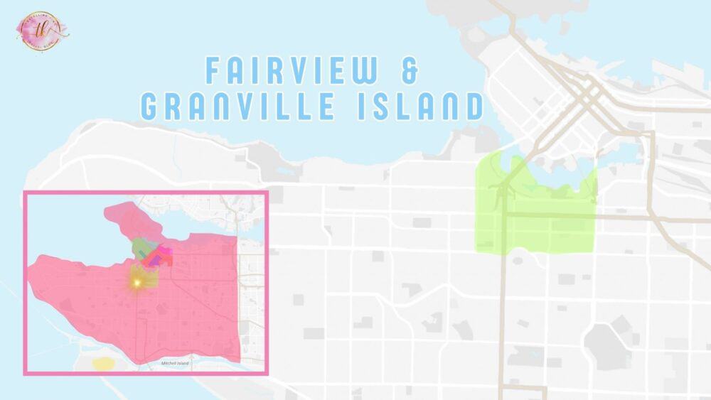 Map of Fairview & Granville Island 