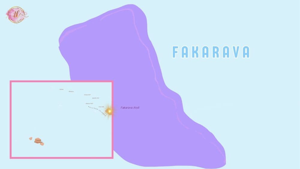 Map of Fakarava