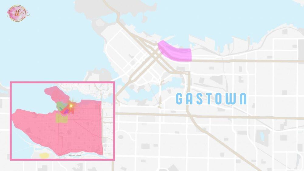 Map of Gastown