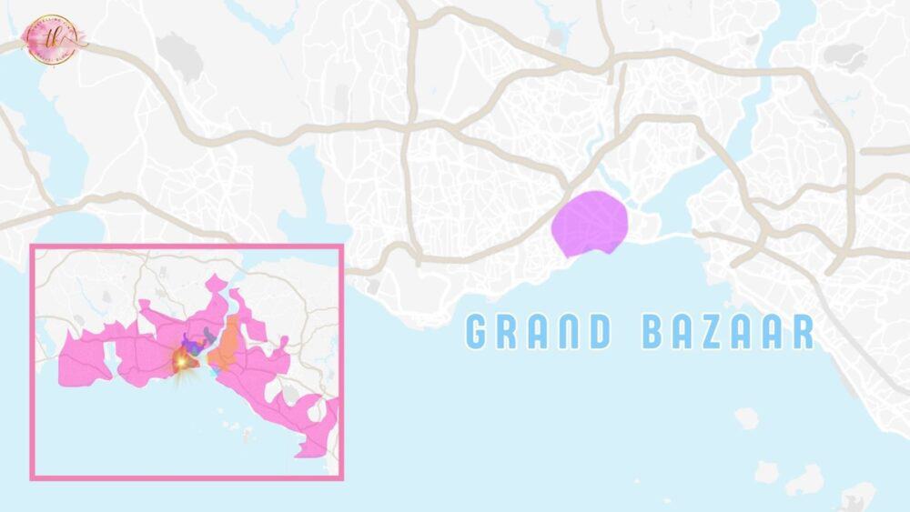 Map of Grand Bazaar 