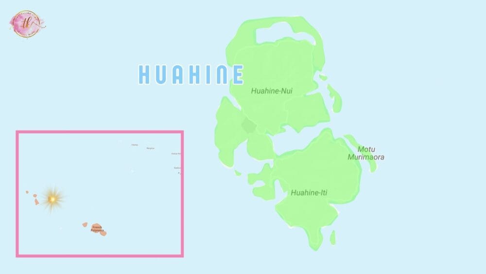 Map of Huahine