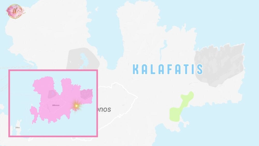 Map of Kalafatis