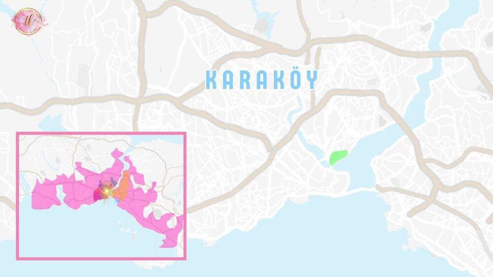 Map of Karaköy