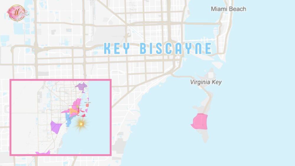 Map of Key Biscayne