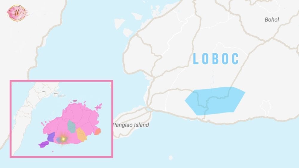 Map of Loboc