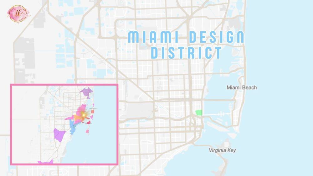Map of Miami Design District