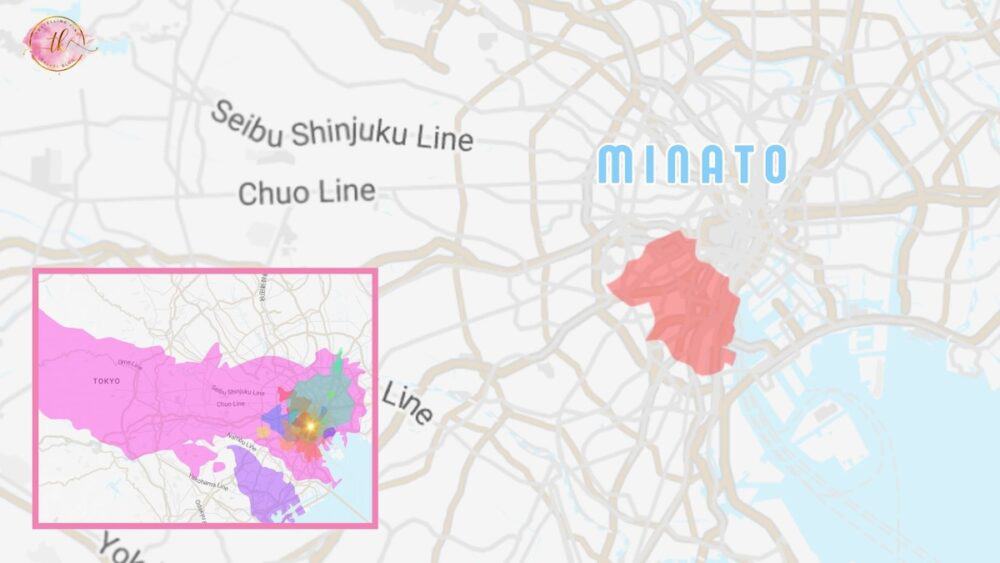 Map of Minato