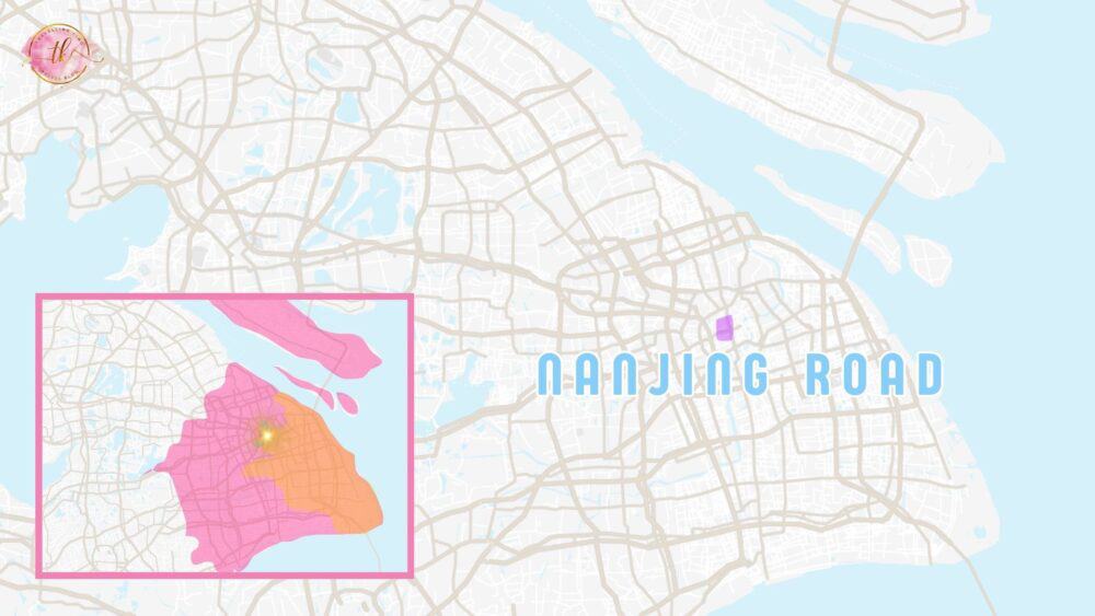 Map of Nanjing Road