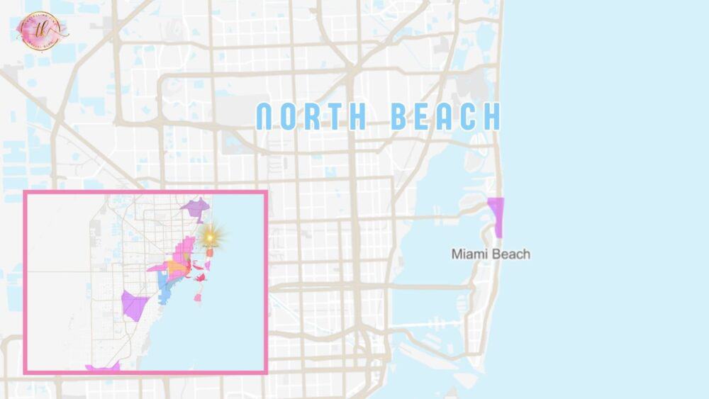 Map of North Beach Miami