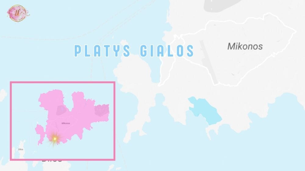 Map of Platys Gialos