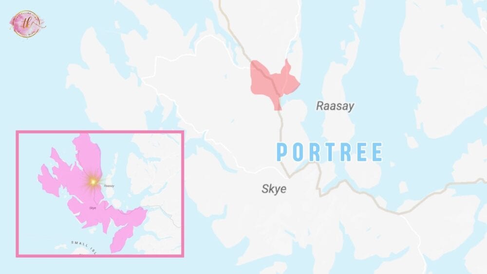 Map for Portree