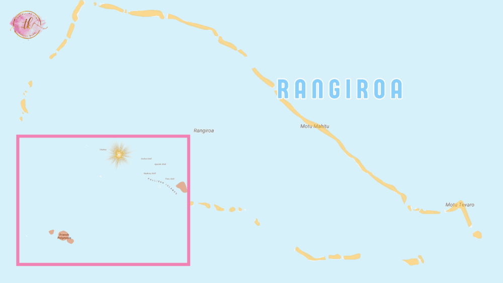 Map of Rangiroa