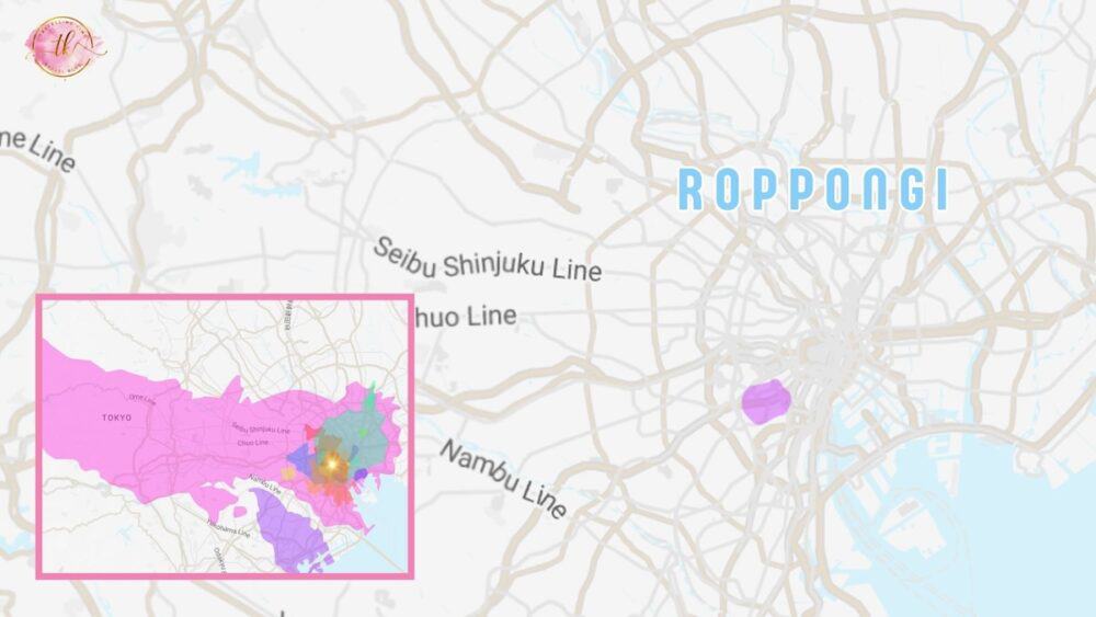 map of Roppongi