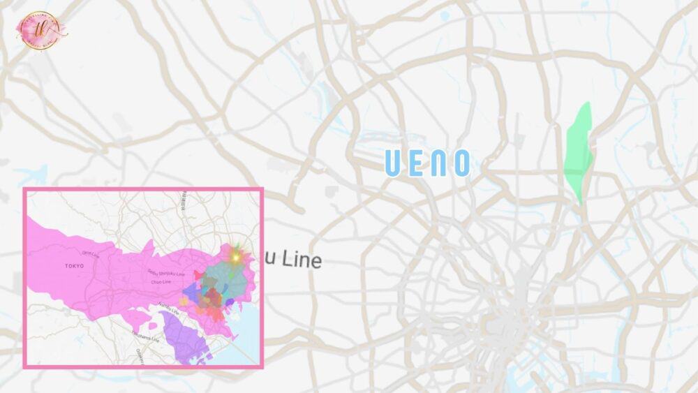 Map of Ueno