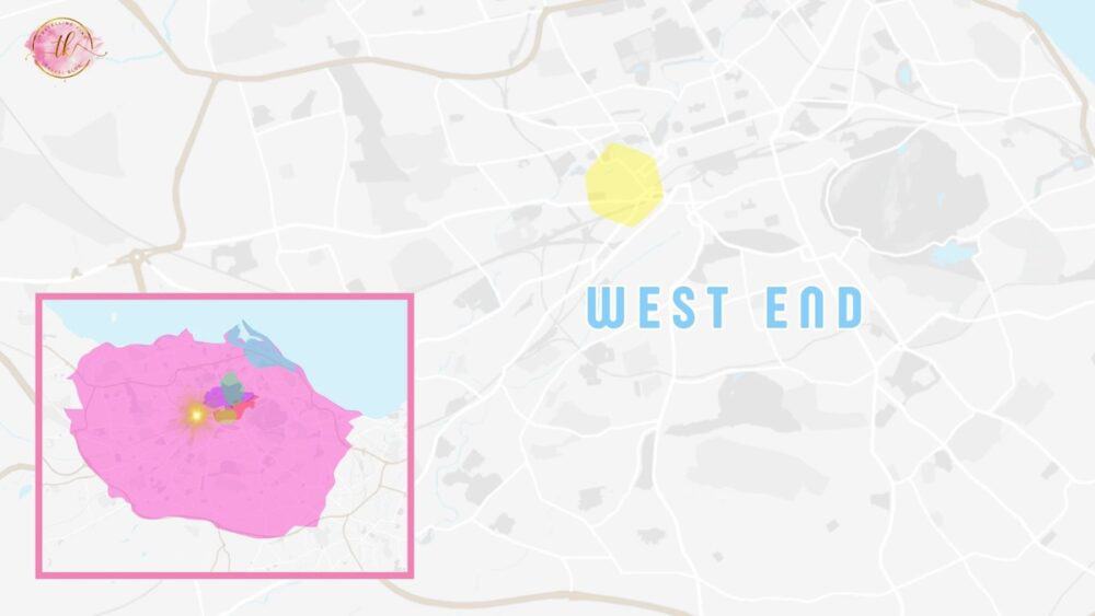 Map of West End