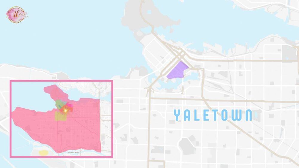 Map of Yaletown