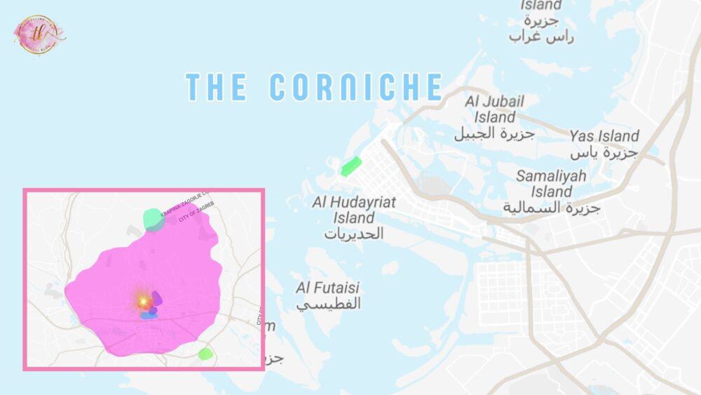 Map of The Corniche